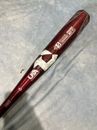 2023 DeMarini Voodoo One Alloy Bat USABat Certified (-5) Alloy 25 oz 30" (Used)