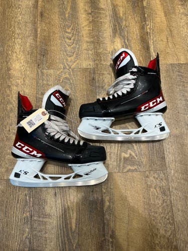 Senior CCM JetSpeed FT475 Hockey Skates Wide Width 10 (Used)