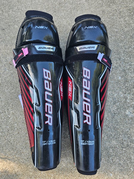 Senior Bauer NSX 17" Shin Pads (Used)