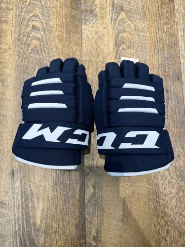 Blue Junior CCM Tacks 4R2 Gloves 12" (Used)