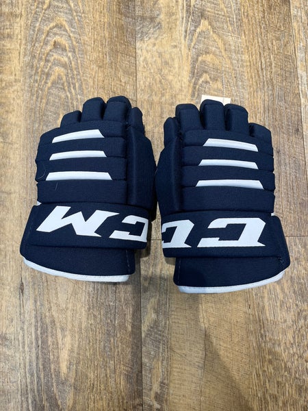 Blue Junior CCM Tacks 4R2 Gloves 12" (Used)