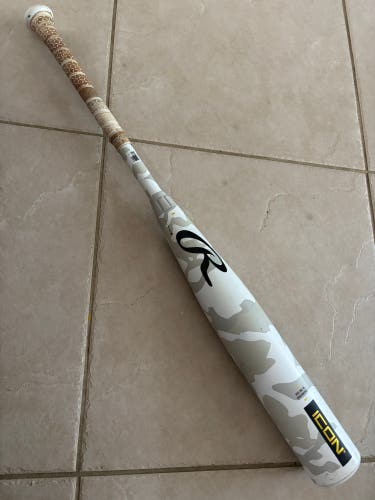 2025 Rawlings Icon Composite USSSA Certified Bat (-8) 22 oz 30" (Used)