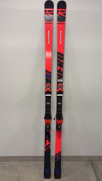 Junior Rossignol SG 196 cm Racing Skis With Bindings Max Din 15 (New)