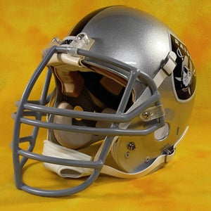 Oakland Raiders custom fullsize Schutt Air football helmet Lg Millen Las Vegas