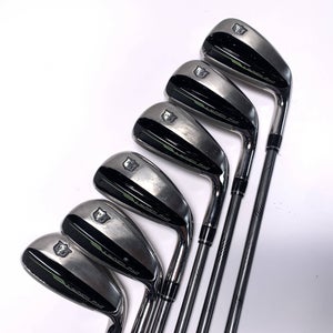 Wilson Launch Pad 2 Iron Set 5-PW+GW Even Flow 5.0 55g Senior No 9 iron RH