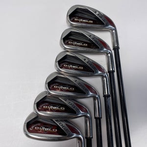 Callaway Diablo Edge Iron Set 6-PW+GW 65g Senior Graphite Womens RH