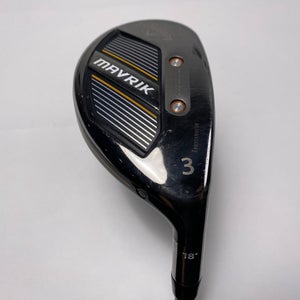 Callaway Mavrik 3 Hybrid 18* Project X Catalyst 6.0 75g Stiff Graphite Mens RH