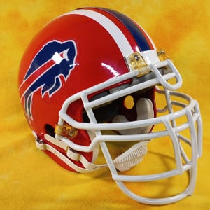 Vintage Buffalo Bills custom fullsize MaxPro 2001 football helmet XL