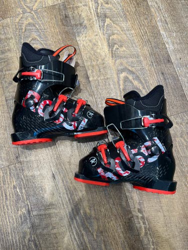 Mondo 18 & 18.5 Kid's Rossignol Comp J3 Ski Boots (Used)