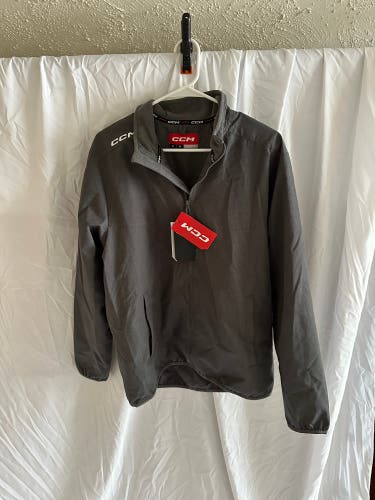 Brand New CCM Men’s Medium Full Zip Gray Jacket