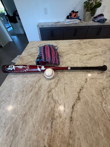 2025 DeMarini Voodoo One Alloy BBCOR Certified Bat (-3) 29 oz 32" (Used)