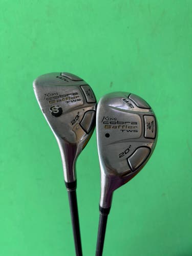 Men's Cobra Baffler TWS Hybrid Set (3H, 4H) Left Hand Stiff Flex