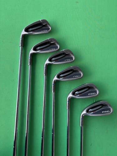 Men's Ping G25 Iron Set Left Hand Stiff Flex Steel Shaft