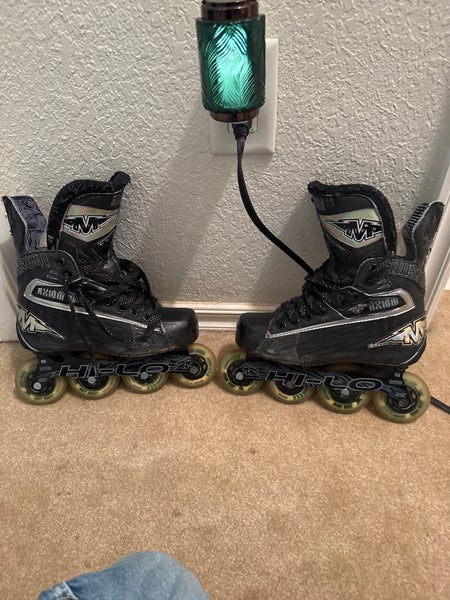 Mission Axiom T9 Inline Skates Wide Width Size 3.5 (Used)