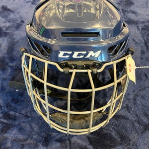 Blue CCM FL3DS Junior Helmet (Used)