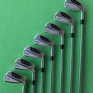 Men's Callaway Apex Pro 24 Iron Set Right Handed Stiff Flex Steel Shaft