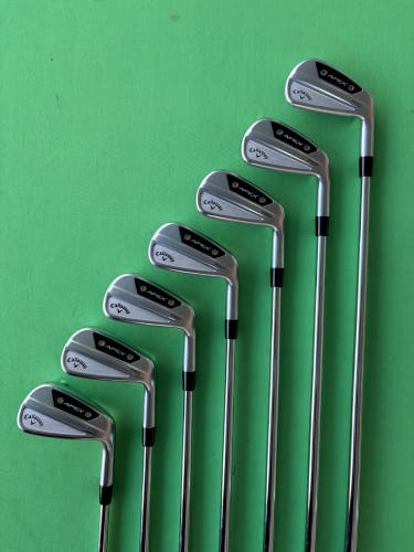 Men's Callaway Apex Pro 24 Iron Set Right Handed Stiff Flex Steel Shaft