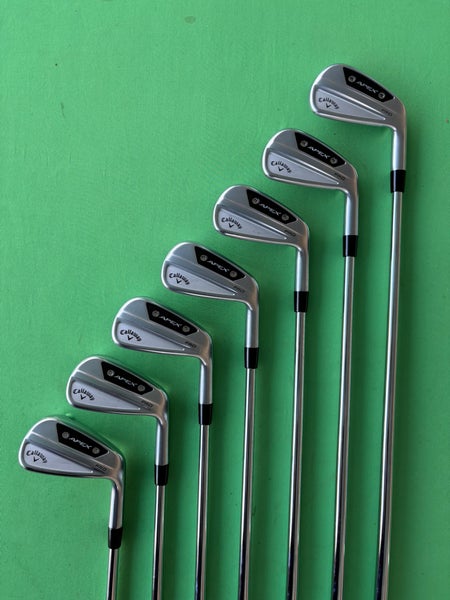 Men's Callaway Apex Pro 24 Iron Set Right Handed Stiff Flex Steel Shaft