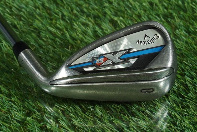 CALLAWAY XR 8 IRON TRUE TEMPER SPEED STEP 80G REGULAR FLEX STEEL SHAFT RH