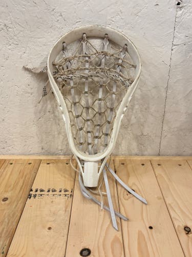 Vintage BRINE M1 White Tradtitonal Strung Lacrosse Head