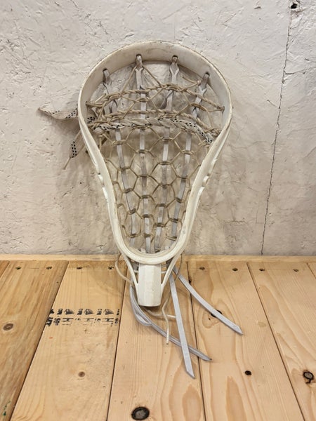 Vintage BRINE M1 White Tradtitonal Strung Lacrosse Head