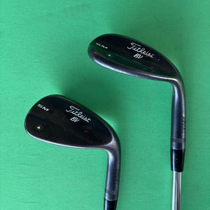 Men's Titleist BV Vokey SM6 Wedge Set (50, 60) Right Handed Wedge Flex Steel Shaft