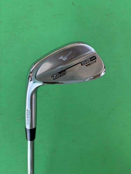 Men's Mizuno Mizuno T22 Satin Chrome Wedge Left Hand Regular Flex 52 Degree Steel Shaft