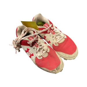 Used Under Armour LAX Cleats Womens White Senior 5 11859-S000025104