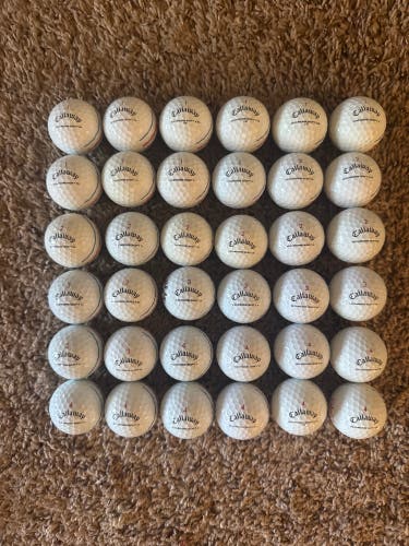 Callaway Chrome Soft Balls 36 Pack (3 Dozen) (Used)