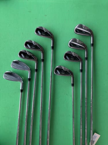 Men's TaylorMade Rocketballz Iron Set Right Handed Stiff Flex Steel Shaft