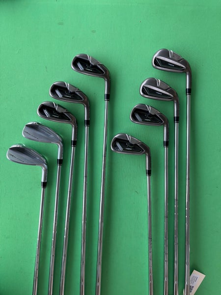 Men's TaylorMade Rocketballz Iron Set Right Handed Stiff Flex Steel Shaft