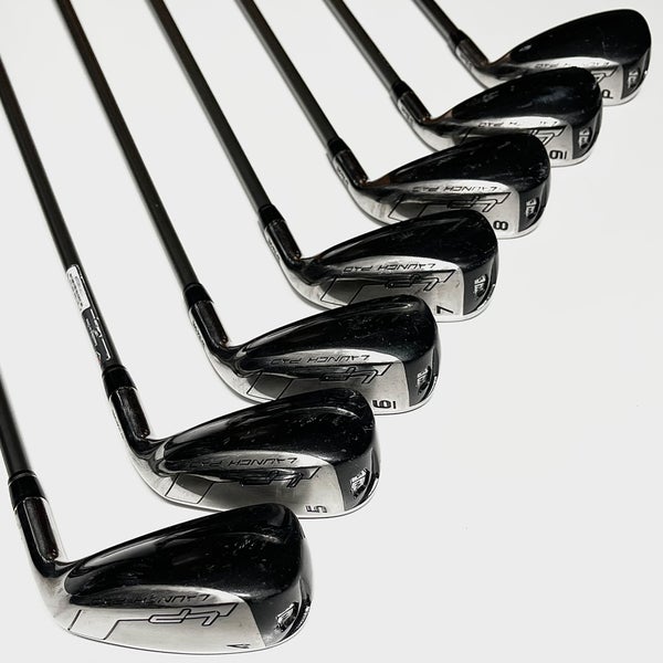 Wilson Launch Pad Iron Set 4-9, PW Right Handed Regular Flex Graphite Shafts