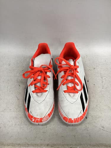 Used Adidas Soccer Indoor Shoes White Junior 05 11851-S000038824