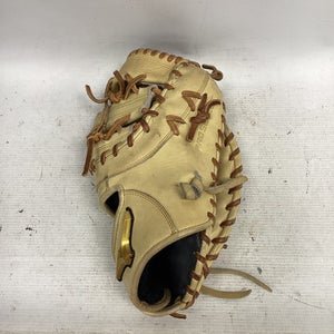 Used Mizuno PRO SELECT BB/SB Glove RH Throw Tan 12 1/2" 11851-S000038816
