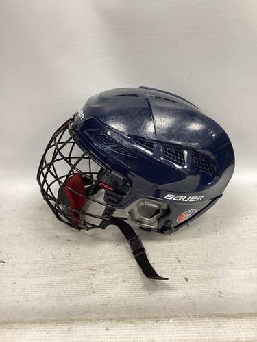 Used Bauer BAUER COACHS HELMET Helmet Cage Combo Navy Blue MD 11851-S000038758