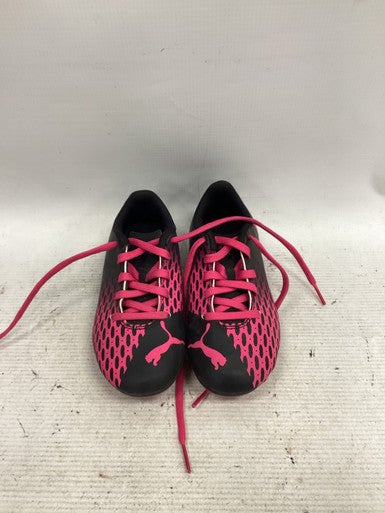 Used Puma Soccer Cleats Black And Pink Youth 11.0 11851-S000038725