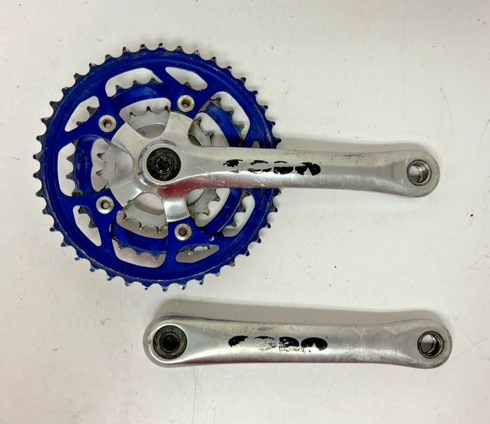 Vintage Cannondale CODA Sugino 175mm 44/32/22 Blue Anodized Aluminum Crankset