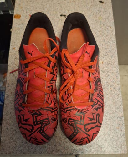 Red Men's size 5 Puma Christian Pulisic Tacto II Cleats (Used)