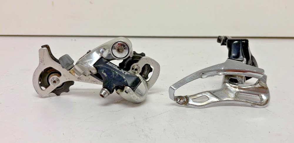 Vintage Shimano Deore XT RD-M737 Rear & Deore LX FD-M563 Front Derailleurs
