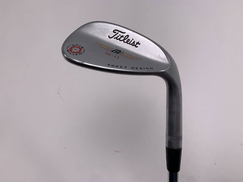 Titleist Vokey Spin Milled CC Chrome Lob Wedge LW 56* 11 Bounce Wedge Mens RH