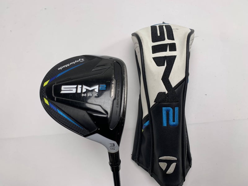 TaylorMade SIM2 MAX 3 Fairway Wood 15* Fujikura Ventus Blue 5R Regular RH HC