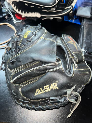 All Star Cm3000MBK RH Catcher's Baseball Glove 34" (Used)