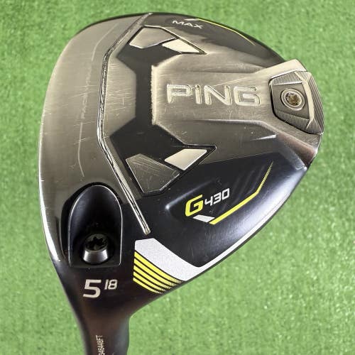 Ping G430 Max 5 Fairway Wood 18 Alta CB 65g Regular Flex Left Handed 42