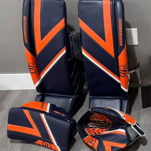 Warrior custom G6 pro glove and blocker, E+ pads Full Set