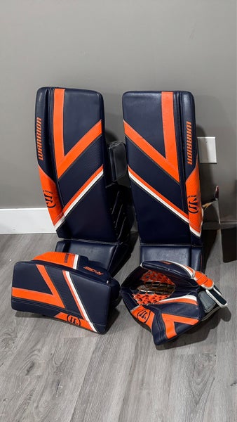 Warrior custom G6 pro glove and blocker, E+ pads Full Set
