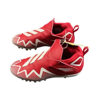 Used Adidas Jr FB Cleats Red Junior 04.5 11859-S000023000