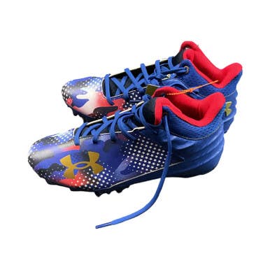 Used Under Armour BB/SB Cleats White/Red/Navy Junior 03.5 11859-S000024639
