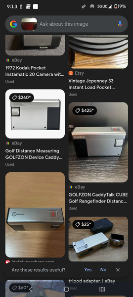 Caddytalk cube golf range finder