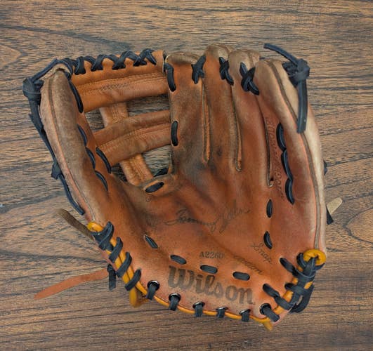 Unique 1/1 Vintage Commemorative Wilson A2260 Tommy John Autograph Model Youth