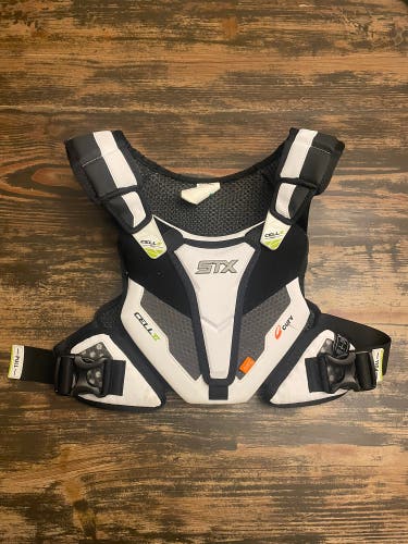 Medium Youth STX Cell VI Shoulder Pads (Used)